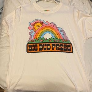Big Bud Press Logo Tee Size M 🌈
